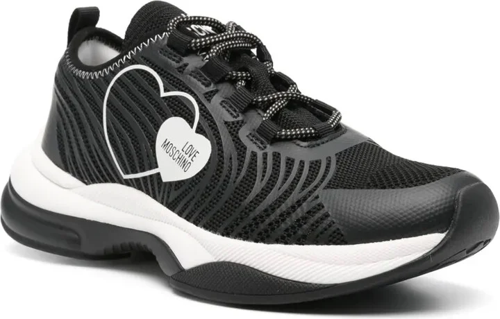 Logo-Print Mesh Sneakers - Image 2