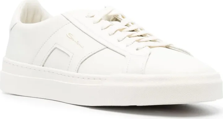 Logo-Print Panelled-Design Sneakers - Image 2