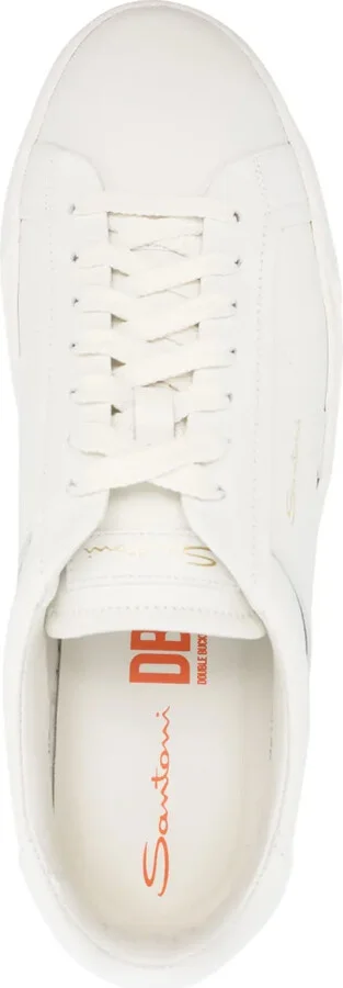 Logo-Print Panelled-Design Sneakers - Image 4
