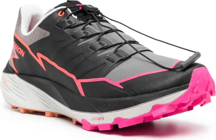 Logo-Print Panelled-Design Sneakers - Image 2