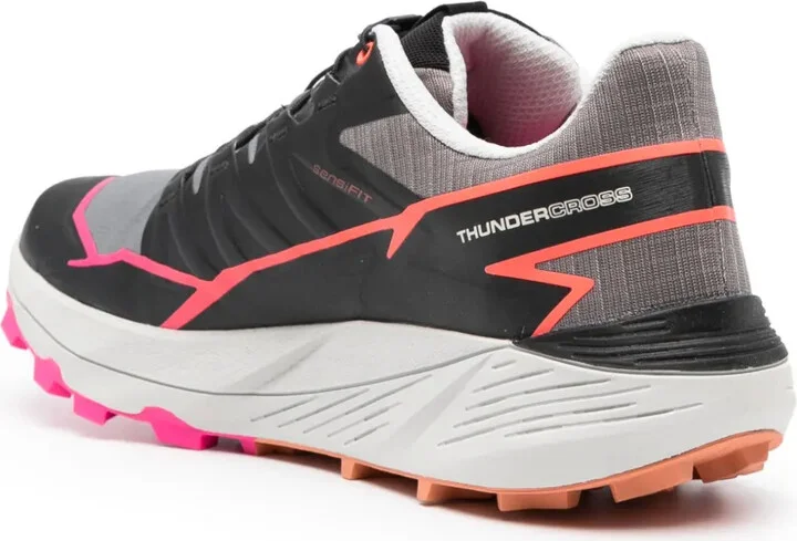 Logo-Print Panelled-Design Sneakers - Image 3