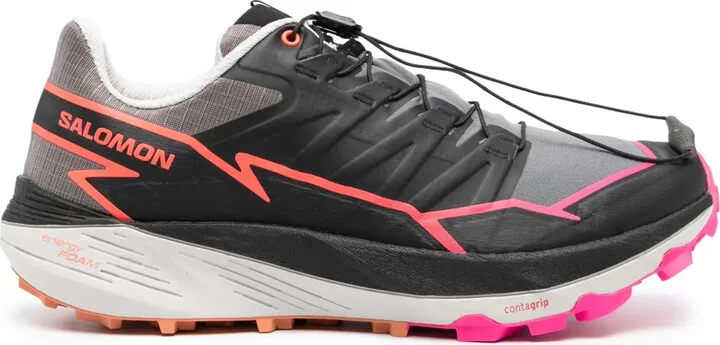 Logo-Print Panelled-Design Sneakers