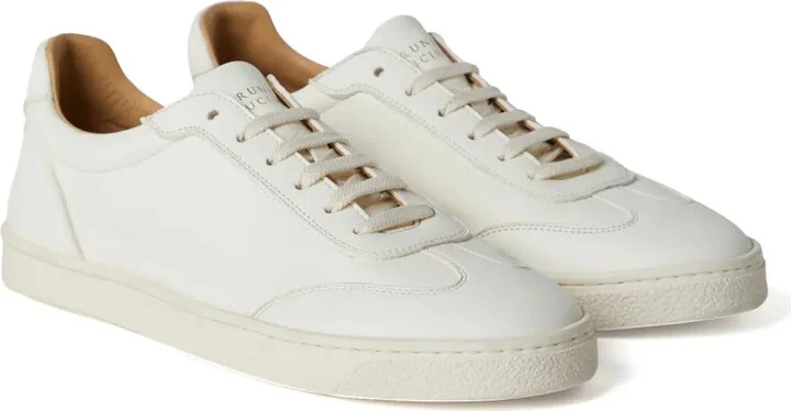 Logo-Print Panelled Low-Top Sneakers - Image 2