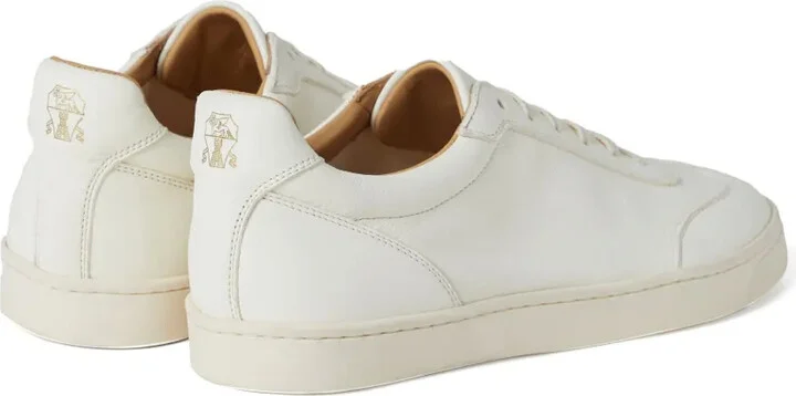 Logo-Print Panelled Low-Top Sneakers - Image 3