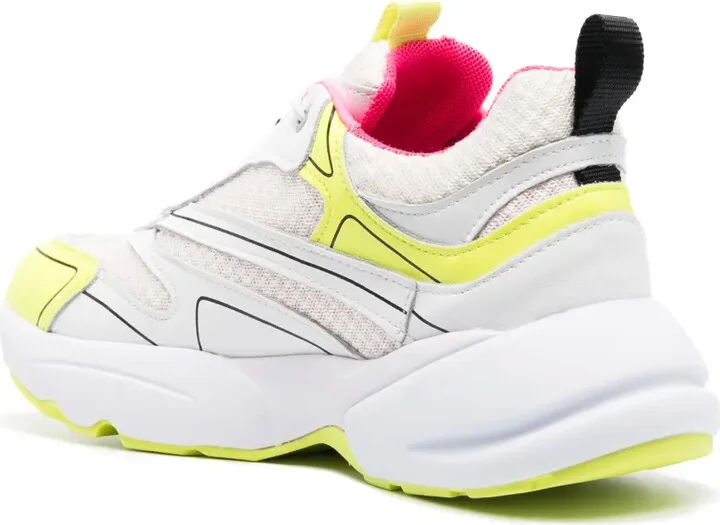 Logo-Print Panelled Mesh Sneakers - Image 3