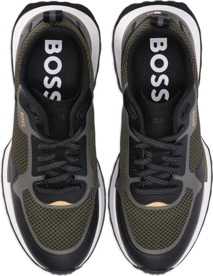 Logo-Print Panelled Sneakers - Image 4