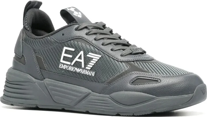 Logo-Print Panelled Sneakers - Image 2
