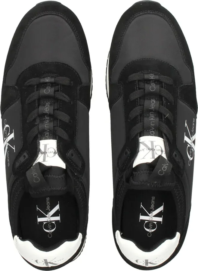 Logo-Print Panelled Sneakers - Image 4