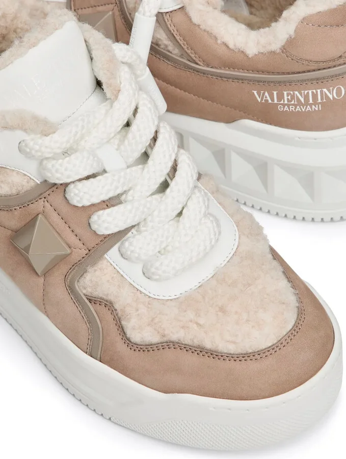 Logo-Print Panelled Sneakers - Image 5