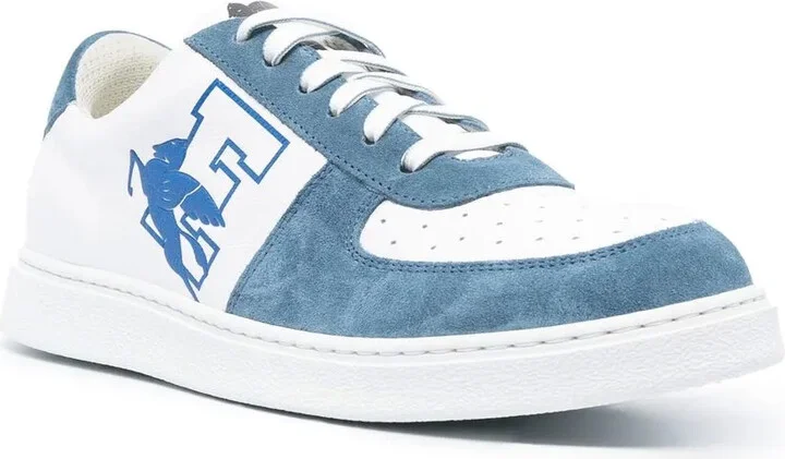 Logo-Print Panelled Sneakers - Image 2