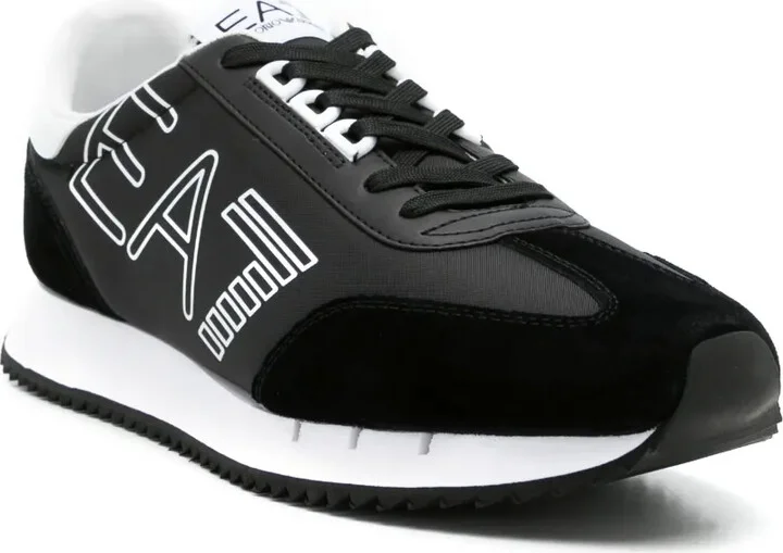 Logo-Print Panelled Sneakers - Image 2