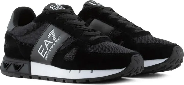 Logo-Print Panelled Sneakers - Image 2