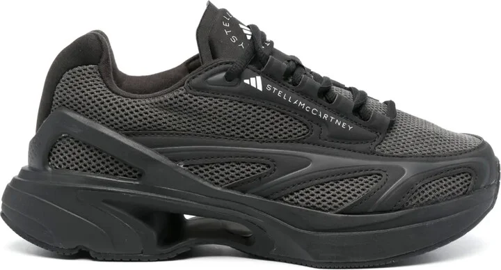 Logo-Print Panelled Sneakers
