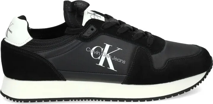 Logo-Print Panelled Sneakers