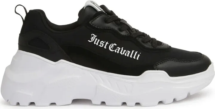 Logo-Print Panelled Sneakers