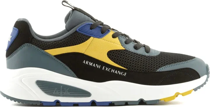 Logo-Print Panelled Sneakers