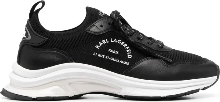 Logo-Print Panelled Sneakers