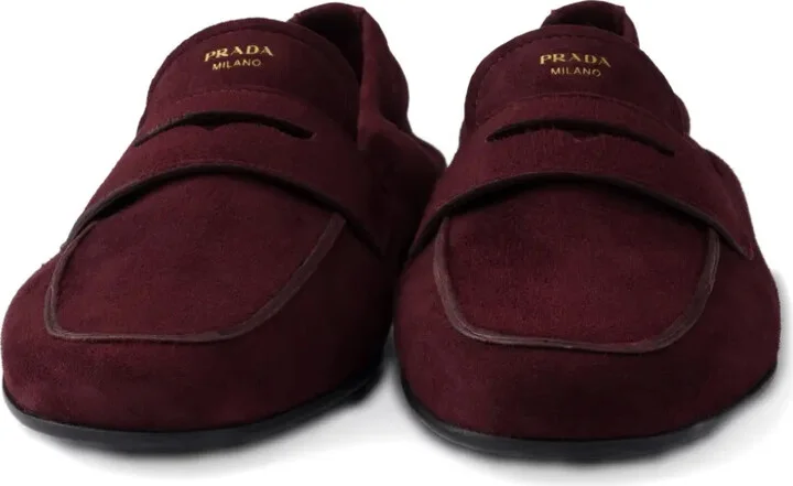 Logo-Print Penny-Strap Loafers - Image 3