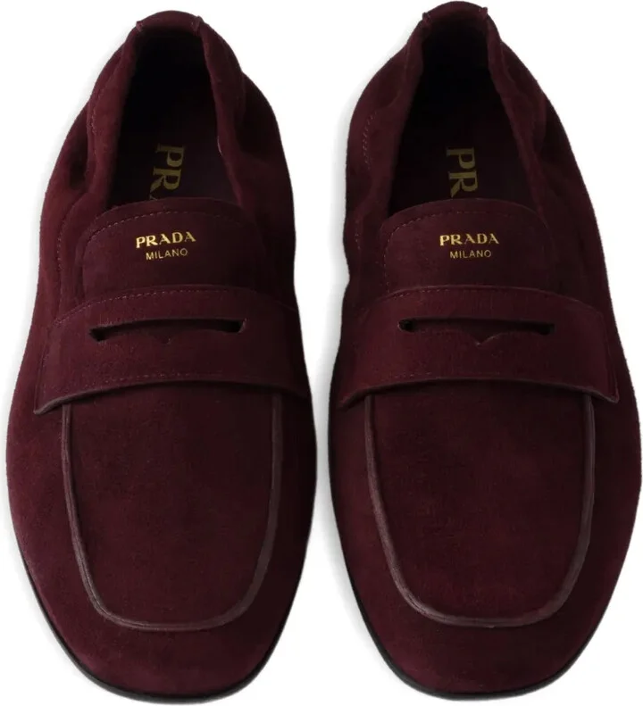 Logo-Print Penny-Strap Loafers - Image 4
