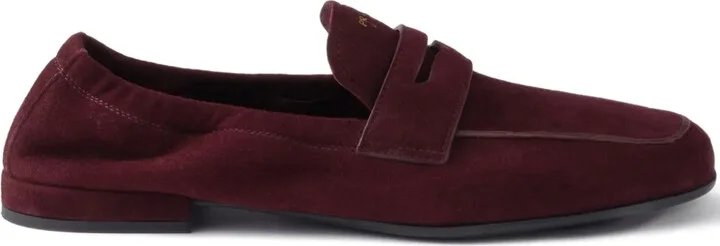 Logo-Print Penny-Strap Loafers