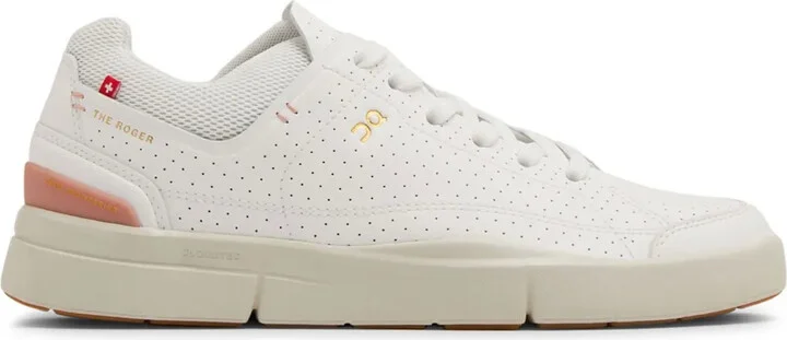 Logo-Print Perforated Low-Top Sneakers