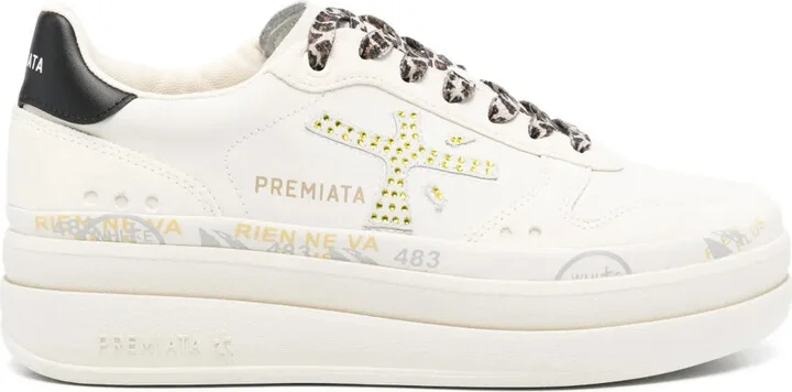 Logo-Print Platform Sneakers