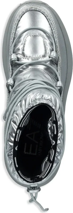 Logo-Print Quilted Snow Boots - Image 4