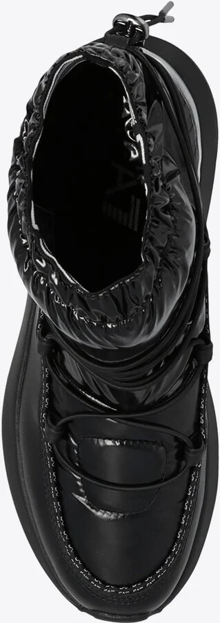 Logo Print Quilted Snow Boots - Image 3