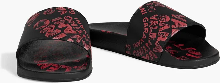 Logo-print rubber slides - Image 2