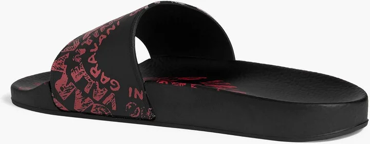 Logo-print rubber slides - Image 3