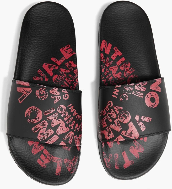 Logo-print rubber slides - Image 5