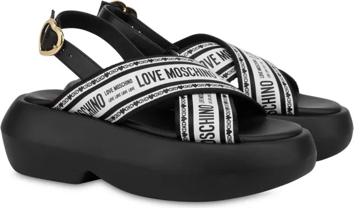 Logo-Print Sandals - Image 2