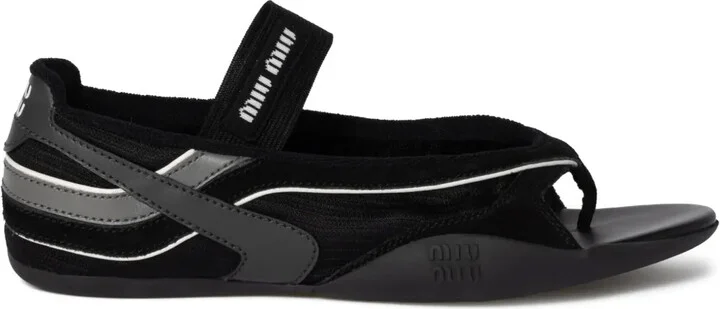 Logo-Print Sandals
