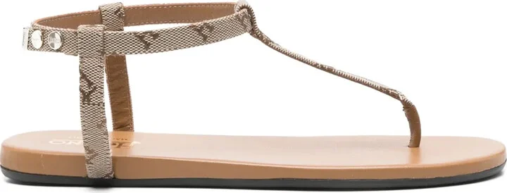 Logo-Print Sandals