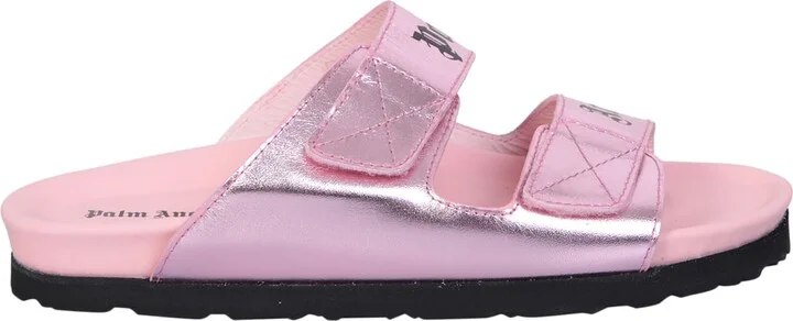 Logo-print Sandals Pink