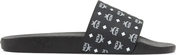 Logo-Print Single-Strap Slides