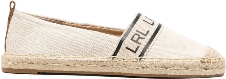 Logo-Print Slip-On Espadrilles