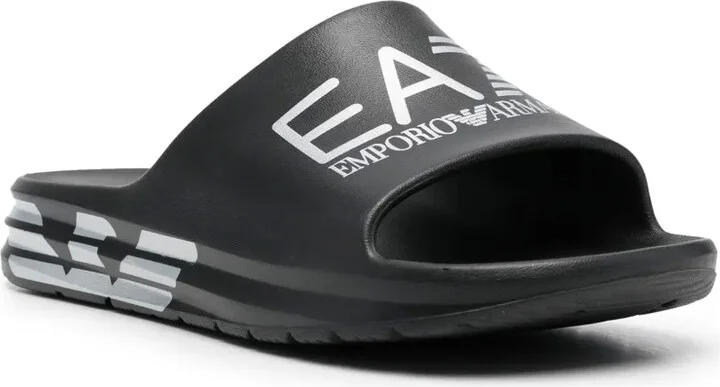 Logo-Print Slip-On Slides - Image 2