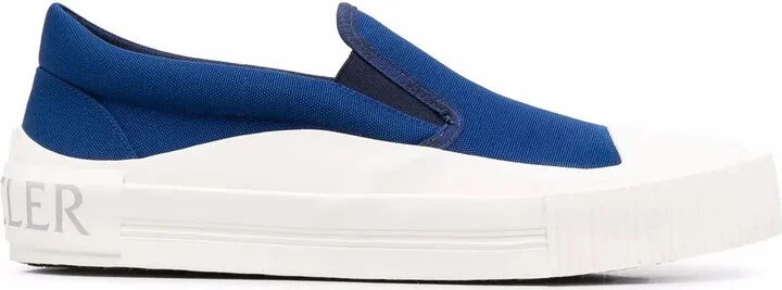 Logo-Print Slip-On Sneakers