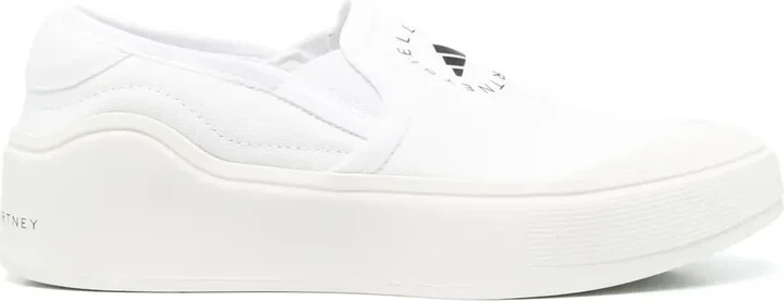 Logo-Print Slip-On Sneakers