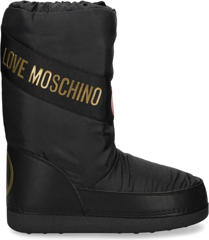 Logo-Print Snow Boots