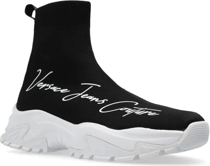 Logo-Print Sock Sneakers - Image 4