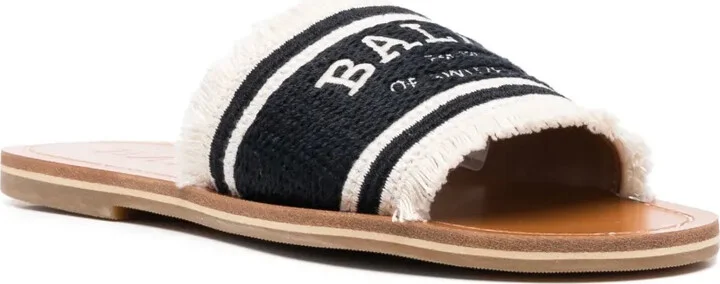 Logo-Print Strap Sandals - Image 2