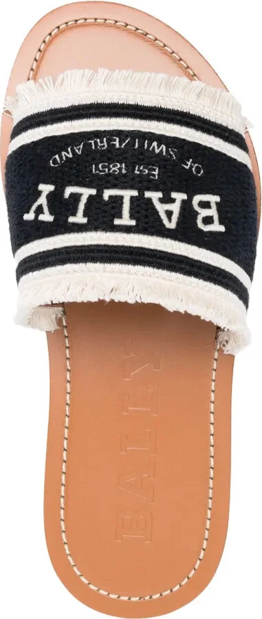 Logo-Print Strap Sandals - Image 4