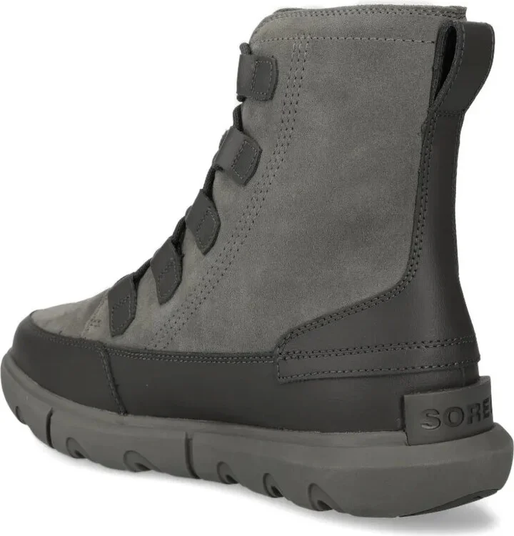 Logo-Print Suede Boots - Image 2