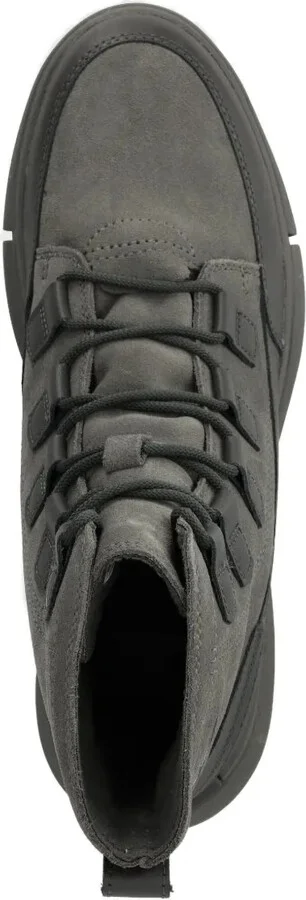Logo-Print Suede Boots - Image 3
