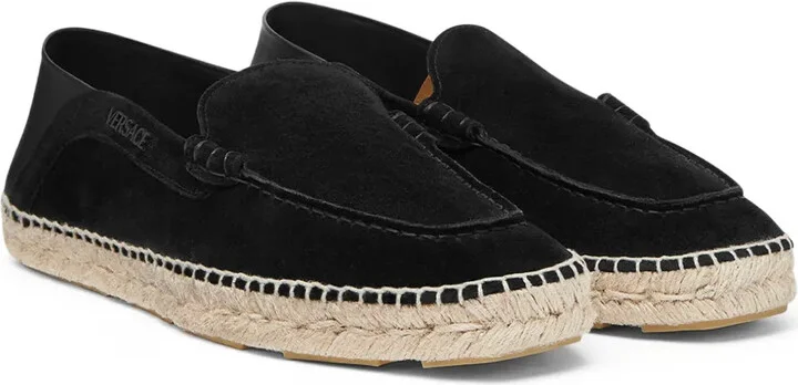 Logo-Print Suede Espadrilles - Image 2
