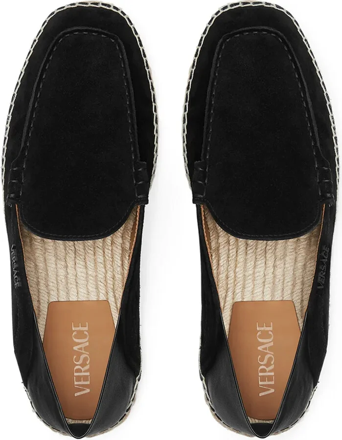 Logo-Print Suede Espadrilles - Image 3