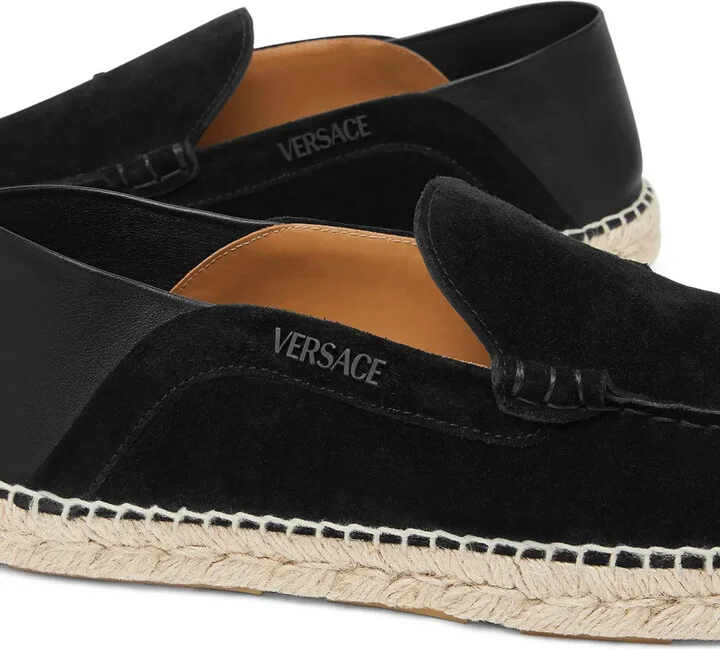 Logo-Print Suede Espadrilles - Image 4