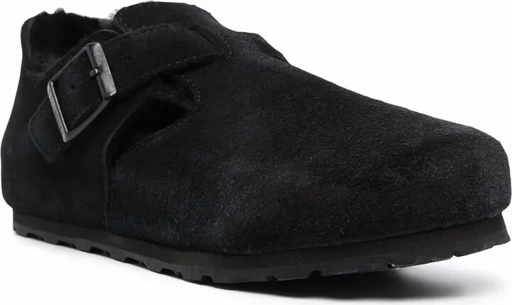 Logo-Print Suede Slippers - Image 2